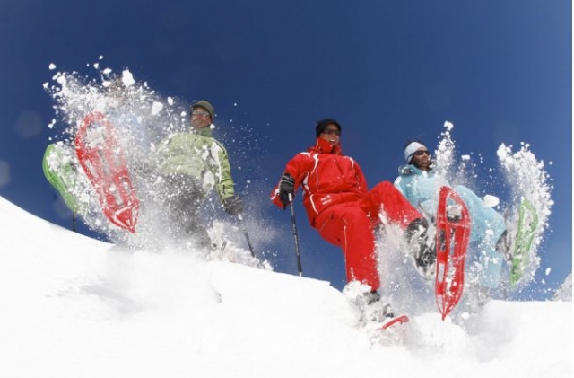 Paseos con raquetas de nieve en los Alpes Marítimos 